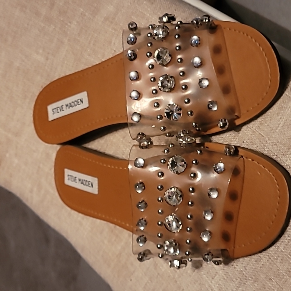 Womens Jeweled slides